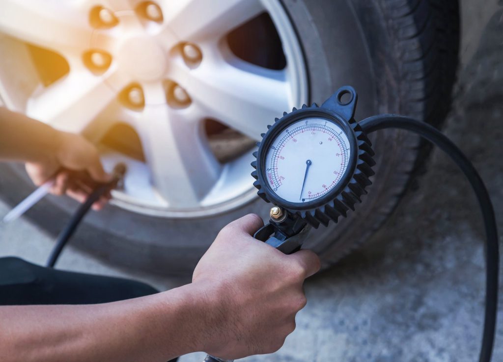 tyre pressure check