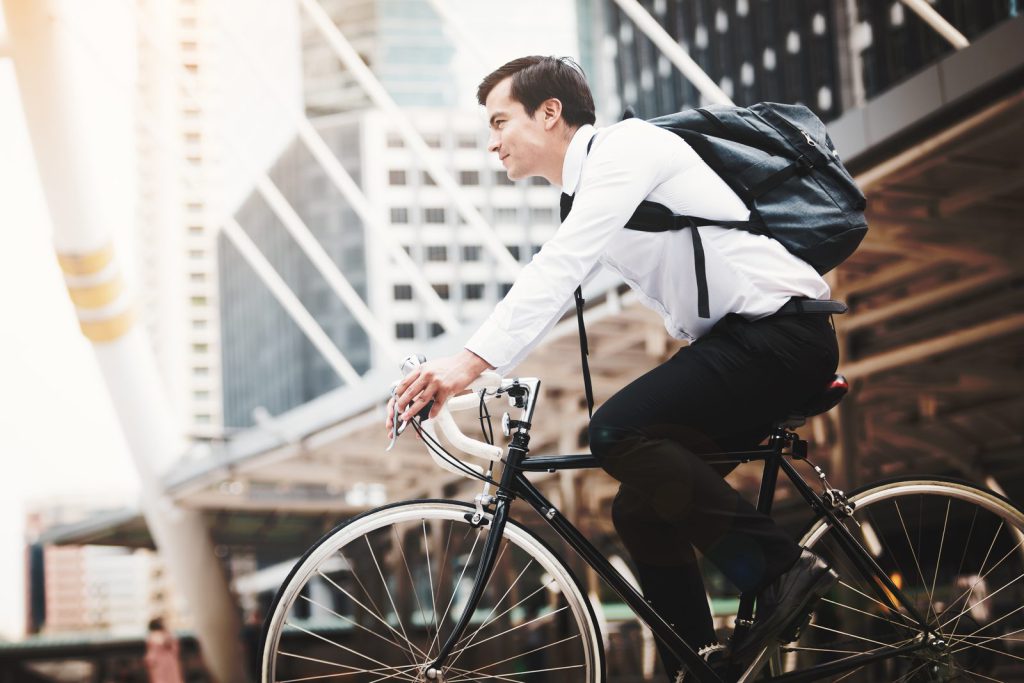 Men on bike